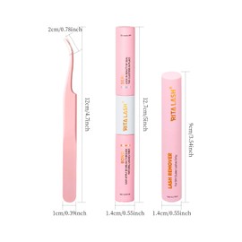 RITALASH 3 Counts Lash Kit Lash Bond And Seal With Lash Tweezers Cluster Lash Remover Kit, DIY Eyelash Glue And Lash Applicator Tool
