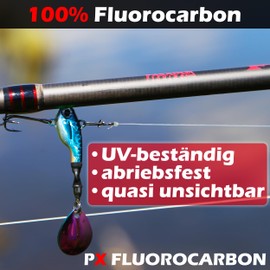 Paradox Fishing 100% PX Fluorocarbon Leader 30 m 0.25 mm - Fluorocarbon Cord - Virtually Invisible