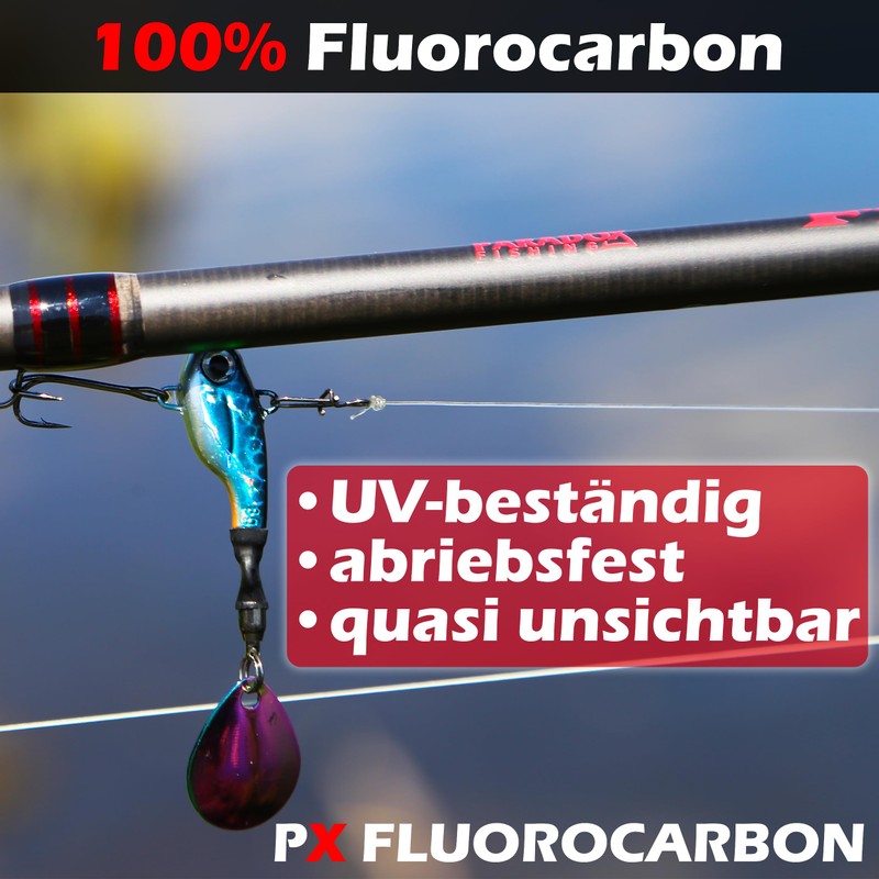 Paradox Fishing 100% PX Fluorocarbon Leader 30 m 0.25 mm