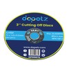 Dapetz ® 25 Pieces of Cut-Off Discs, The Ultra-Thin Metal