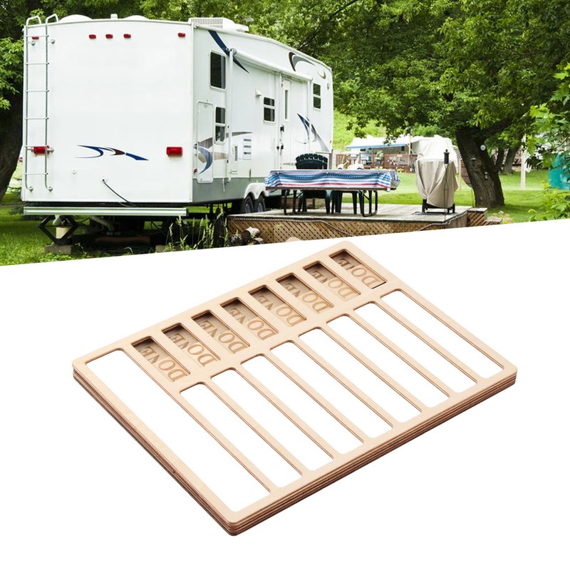 Wooden Task Glossy Sheet Repeatable Writing Portable Daily Chore Planning