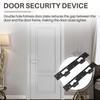 Double Hole Door Strike Plate, 5-1/2 in to 6 in