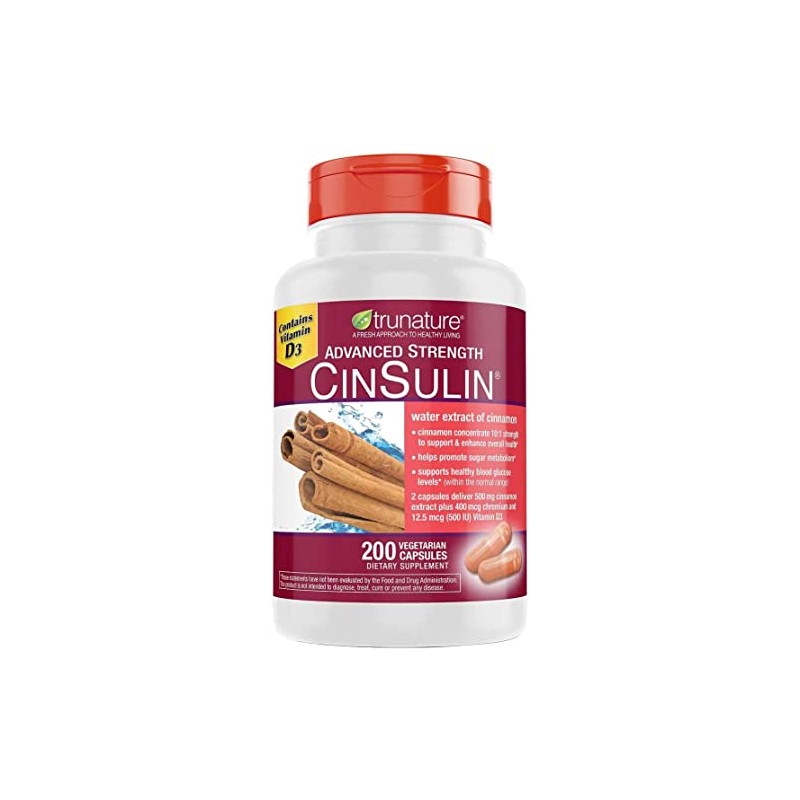 Trunature Advanced Strength Cinsulin 510 Capsules , TruNature-ir