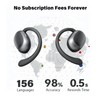 Vilupvie 156 Languages Real-Time Translation Earbuds, 0.5s Instant AI Voice