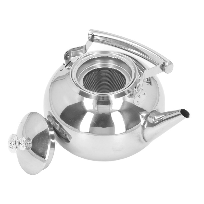 Stainless Steel Teapot Tea Kettle with Removable Filter High Temperature