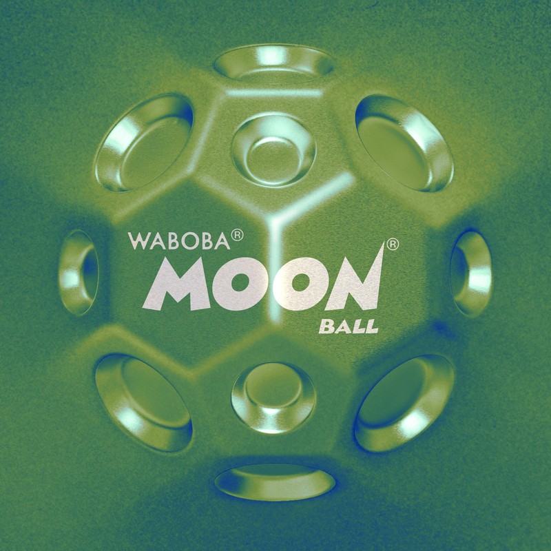 Waboba Metallic Moon Ball – Palla super rimbalzante con finitura