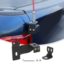 Linskip Heavy Duty CB Antenna Mast Mount Compatible with 2018-2023 Dodge RAM, Tailgate CB & Whip Bracket for RAM Exterior Accessories(Driver Side)