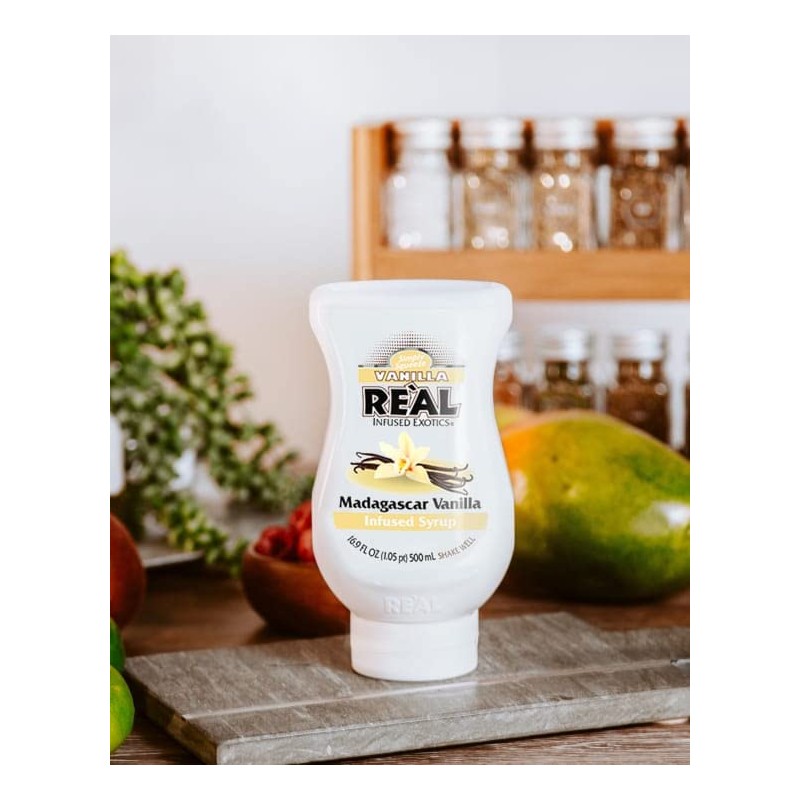 Vanilla Reàl Infused Exotics, Madagascar Vanilla Infused Syrup, 16.9 FL