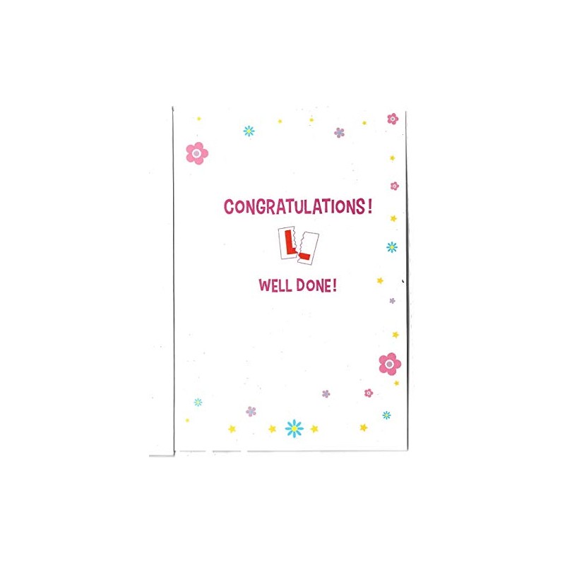 You've Passed Your Driving Test - Pink Congratulations Card