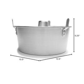 Fox Run Fox Run Loose Bottom Angel Food Cake Pan, Aluminum, 10.75-Inch
