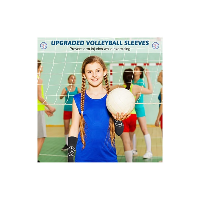 Hungdao 2 Set Volleyball Knee Pad and Arm Sleeve Volleyball