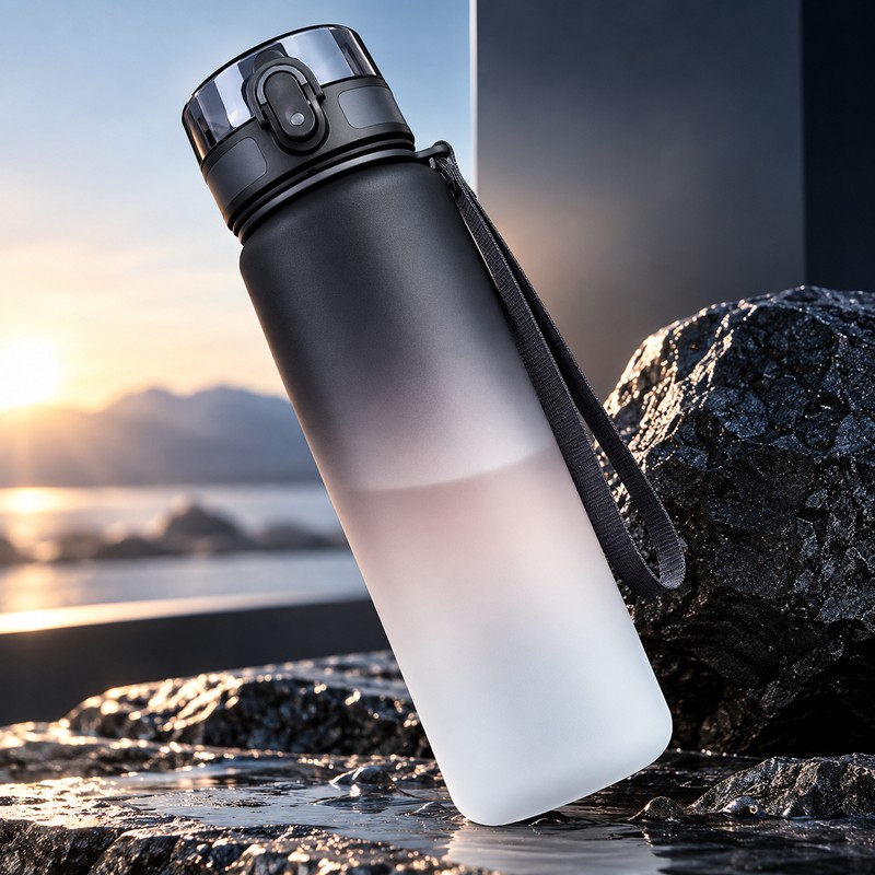 Gradient Water Bottle for Gym & Outdoor Use – BPA-Free