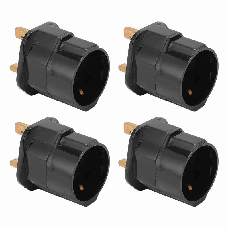 4PCS to Conversion Plug Grounding 2 Pin to 3 Pin