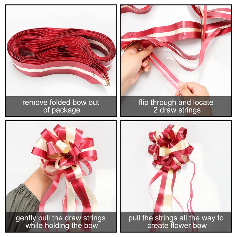 Pull Bows, Gift Sheets, Gift Sheets for Christmas Gift Packaging,