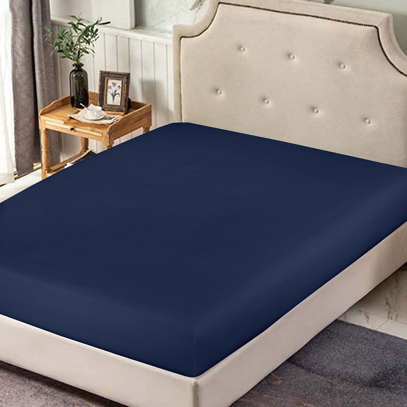 Pillow Cases 2 Pack Navy Blue Pillow Covers 50X75CM Hotel