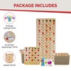 MR CHIPS Jam-Proof Bingo Cards with Sliding Windows, 50 Reusable
