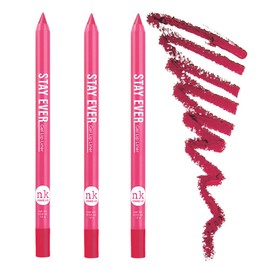 3 Pack of Stay Ever Long Lasting Matte Lip Liner Gels in the shade Fire Pink
