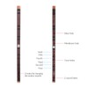 D Key Chinese Traditional Instrument Dizi Bitter Bamboo Flute with