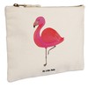 Mr. & Mrs. Panda M Flamingo Classic Make-Up Bag, White,
