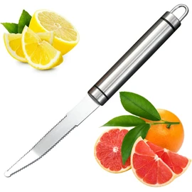 Stainless Steel Grapefruit Knife - Curved Serrated Bread for Kitchen - Fruit Knife - Chef Kitchen Curved Carving Tool
