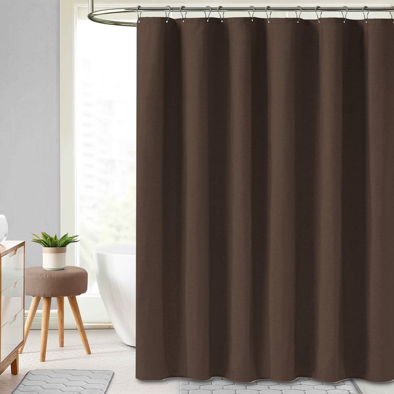BTTN Extra Long Shower Curtain - 72x84 Inches Long Linen