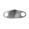 Komonee Adults Washable Reusable Grey Face Mask Dustproof Cloth Mouth
