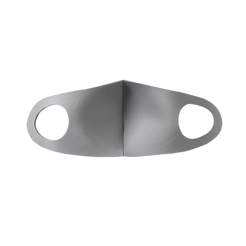 Komonee Adults Washable Reusable Grey Face Mask Dustproof Cloth Mouth