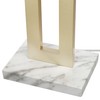 Globe Electric 12274 D'Alessio 20" Table Lamp, Gold, White Linen