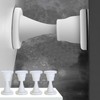 4 Pack Rubber Door Stopper Self Adhesive,No Magnetic Door Stop,Wall