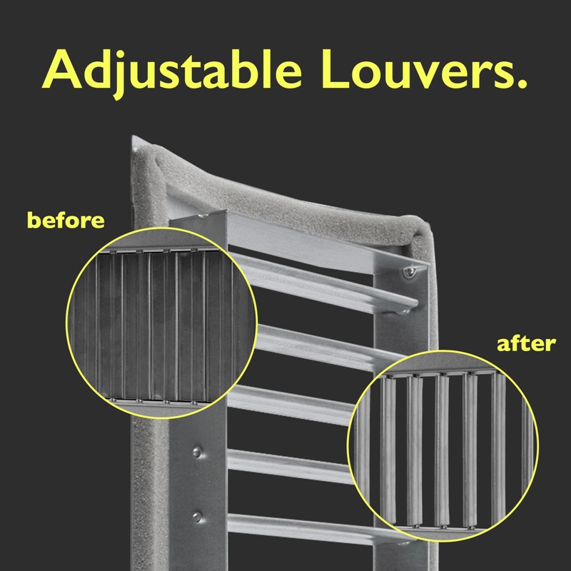 VezoWorks 13" x 5" Grille for Round Spiral Duct -