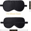 ZIMASILK Adjustable Mulberry Silk Sleep Mask Blindfold 100% Pure Mulberry