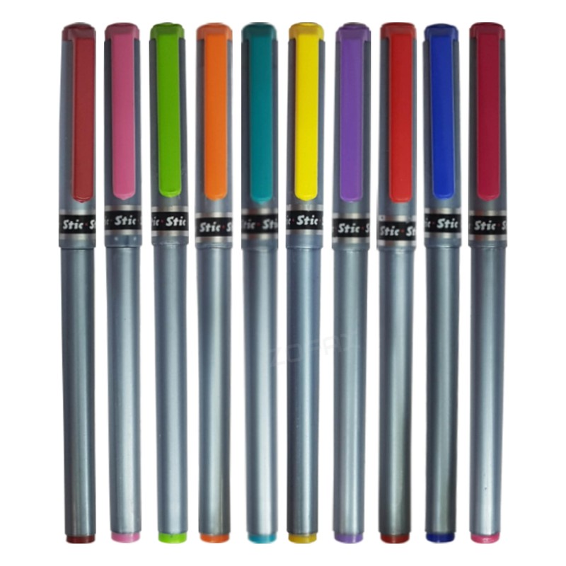 HF650 Fineliner Pens, MULTICOLOUR, Fine Point (0.5mm), Pack of 10,