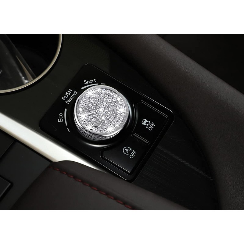 Driving Mode Select Switch Knob Covers Crystal Decals Stickers Compatible