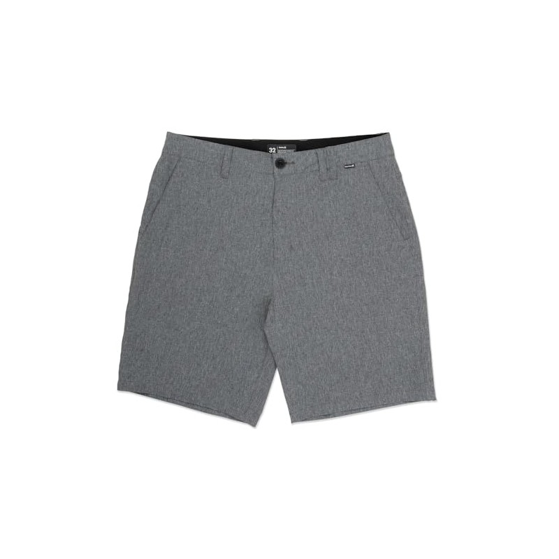 Hurley, Men's, Phantom Flow 20" Walkshorts, Black Heather, 34IN,