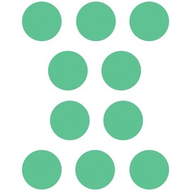 Kahuna Grip™ Bath and Shower 3" Circles Non-Slip Safety Treads - Green (10 Pack)