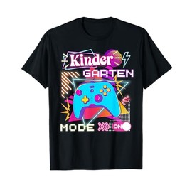 Retro 80s Kindergarten Gaming Mode On Teachers Boys Kids T-Shirt