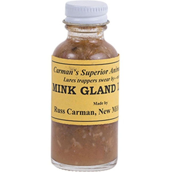 Mink Gland Lure by Russ Carman (4 oz. Bottle)