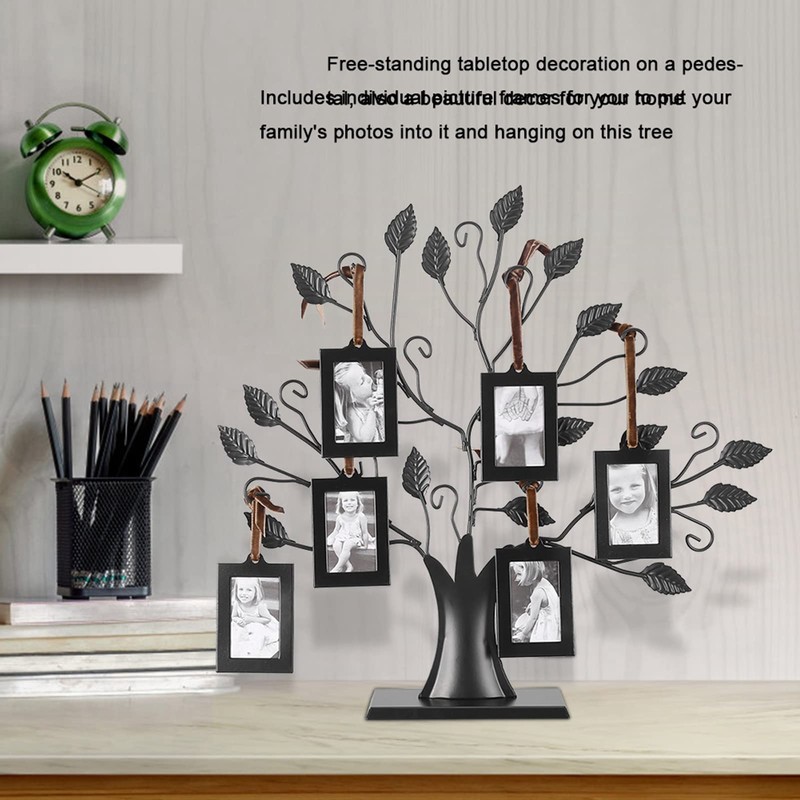 Picture Frame, Family Tree Photo Frame Stand Hanging Photos Display