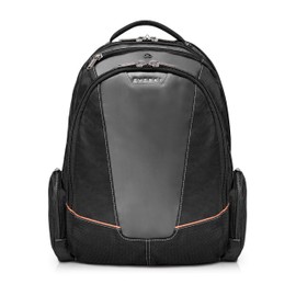 EVERKI Flight Business 15.6-Inch or 16-Inch Laptop Backpack, Travel Friendly, Men or Women, Organized, Black (EKP119)