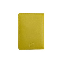 Josephine Osthoff Handtaschen-Manufaktur SOS Large Leather ID Holder DIN A6 Case for ID Cards/Disability Certificate - Green -