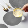 KKTECH Christmas Placemats - Set of 4 Round Place Mats
