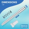 Ceoighe 8 Pack Window Screen Plunger Latches with Caps, 5/32"