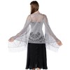 FAIRYGATE Women's Shawls Wraps Chiffon Wrap Stole Shawl with Lace