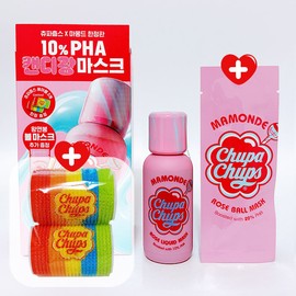 Mamonde Flora Glow Rose Liquid Mask 80ml Special (+Ball Mask/Hair Roll) / 마몽드 플로라 글로우 로즈 리퀴드 마스크 80ml 기획 (+볼마스크/헤어롤)