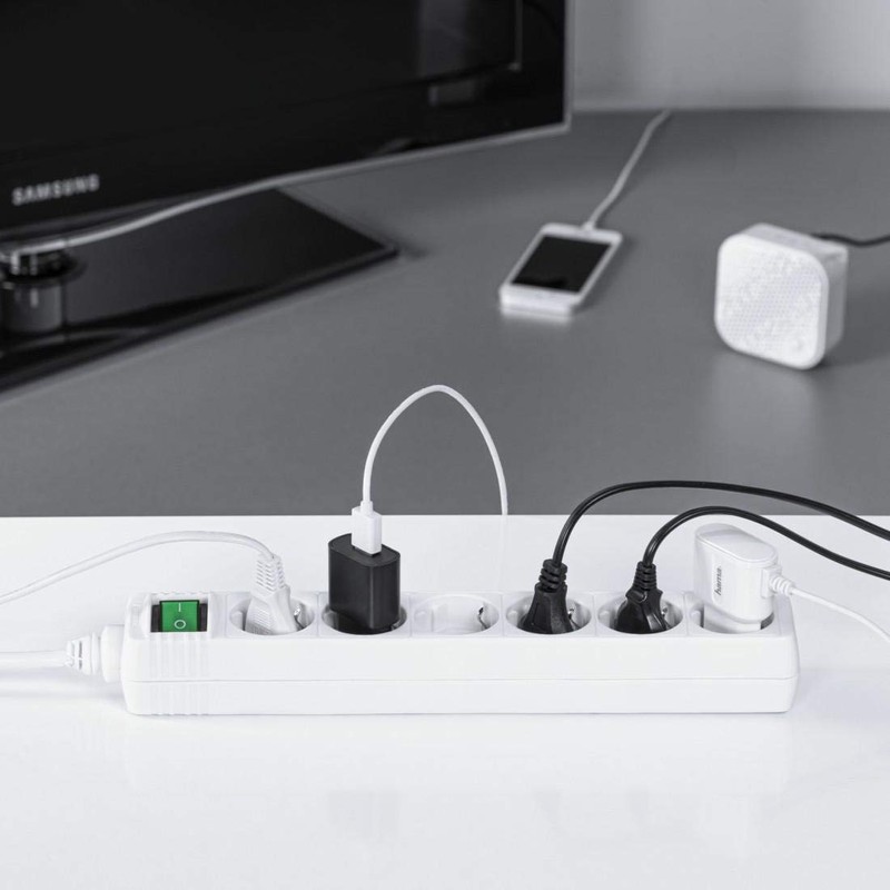 Hama Multiple Socket Strip, 6 Sockets
