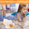 CLKDPNO Duck Plush Toy White Duck Plush Pillow Lying Ducks