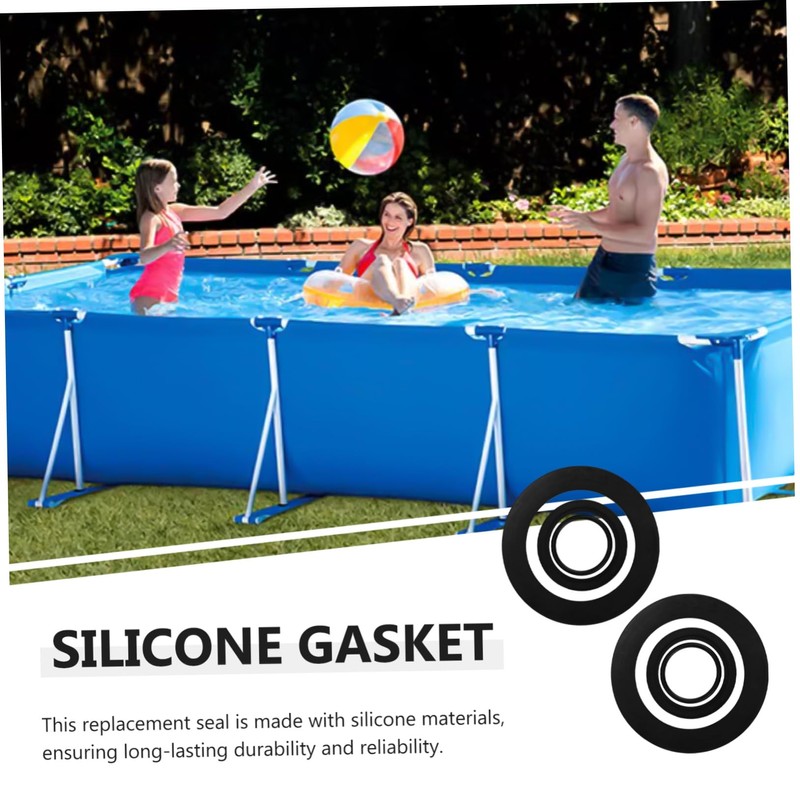 Gatuida 6pcs Pool Plunger Valves Washer Replacement Parts Materials Pool