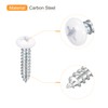 uxcell ST4x20mm White Screws Self Tapping Screws, 25pcs Pan Head