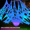 Glow in The Dark White 1000 Sqft Uncut Giant Spider