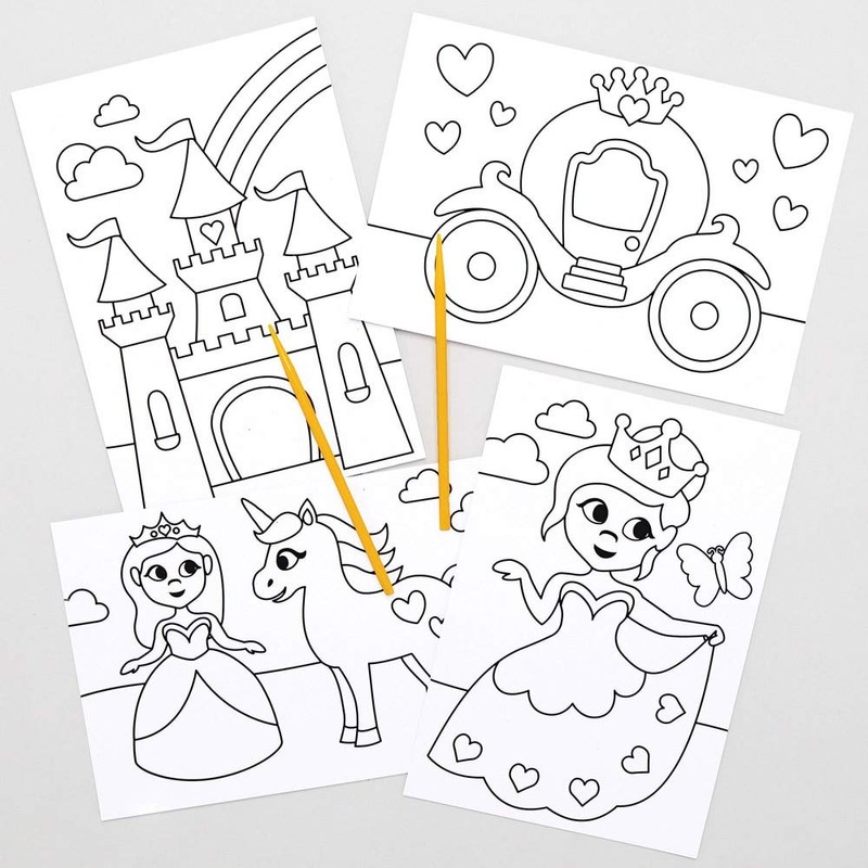Baker Ross Immagini Principessa Sand Art (confezione da 8) -